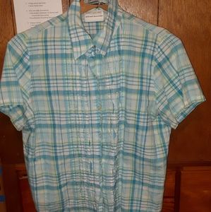 Alfred Dunner women's beaded blouse sz 10